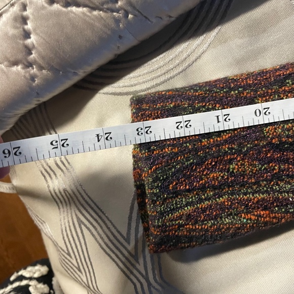 SOLD - ETRO {40} Wool Printed Jacket Orange & Green Tapestry - Picture 16 of 16